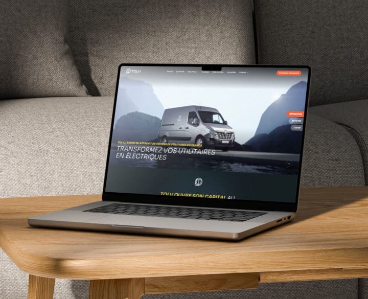 Création de site web pour TOLV, entreprises de retrofit (conversion de véhicules utilitaires en électrique) - Création de sites web